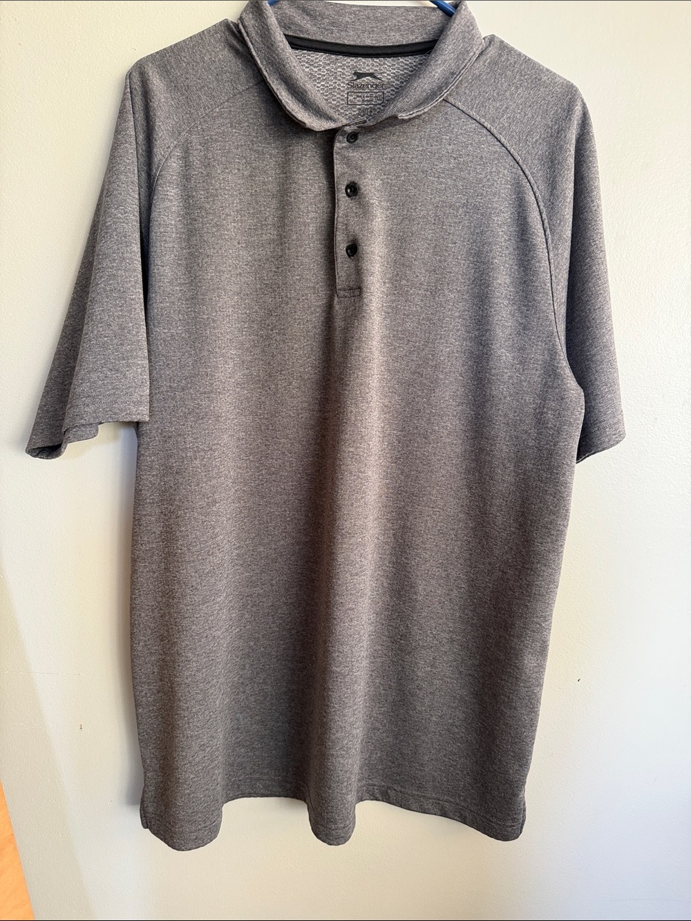 Slazenger Men's Gray Heather Performance Polo
